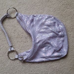 Woman Sequence Purple Shoulder Bag